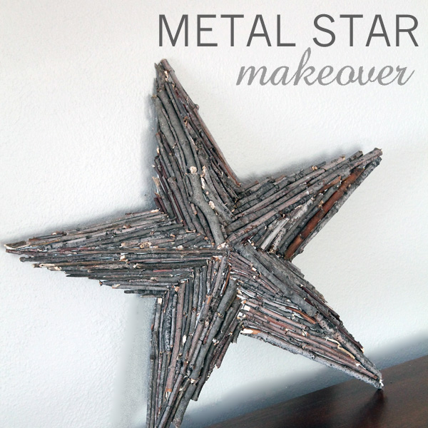Metal Star Makeover with Title