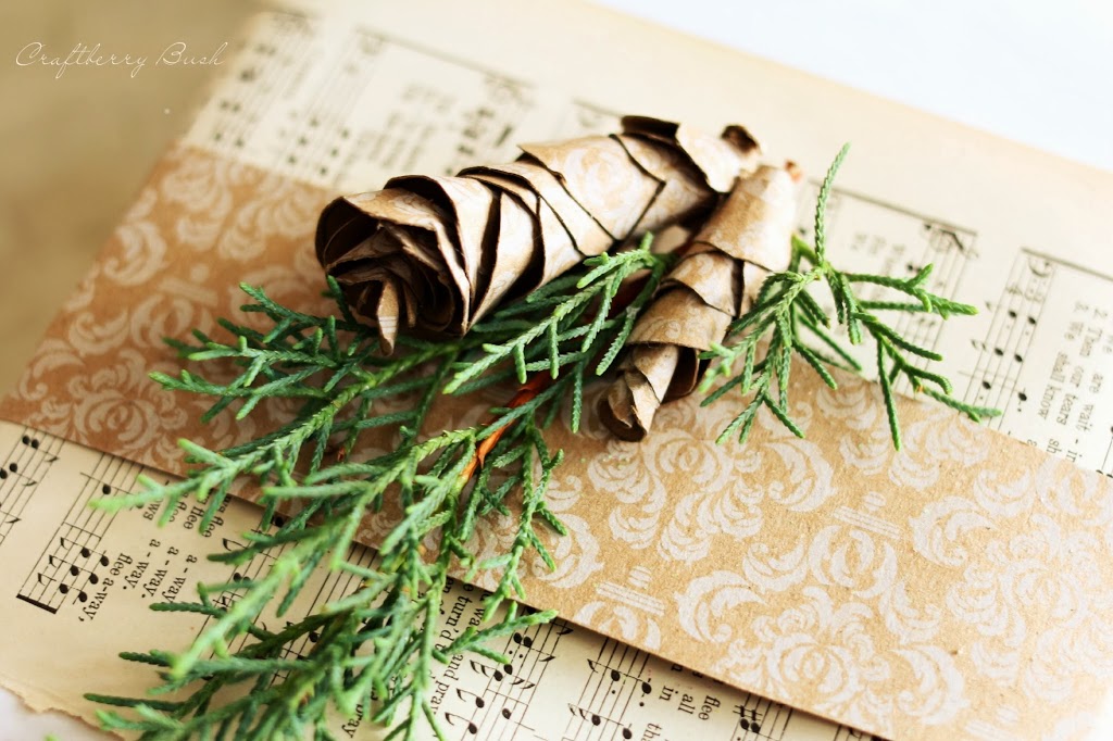Paper Pine Cone Tutorial