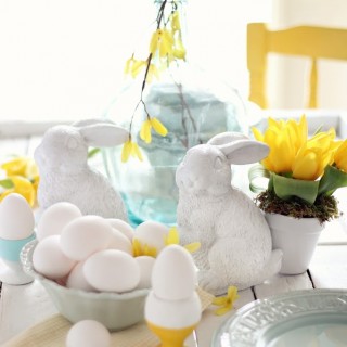 Easterbunnyplanterdiycraftberrybush