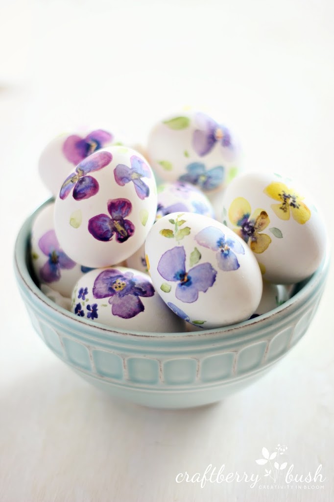 watercolour eggs