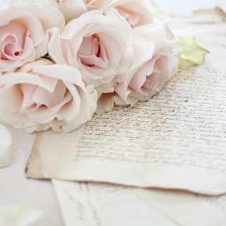 vintagefrenchcaligraphyrosescraftberrybush