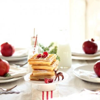 Christmasbreakfasttablecraftberrybushhorizontal