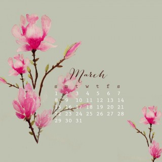 1280x1024marchdesktopcalendarcraftberrybush