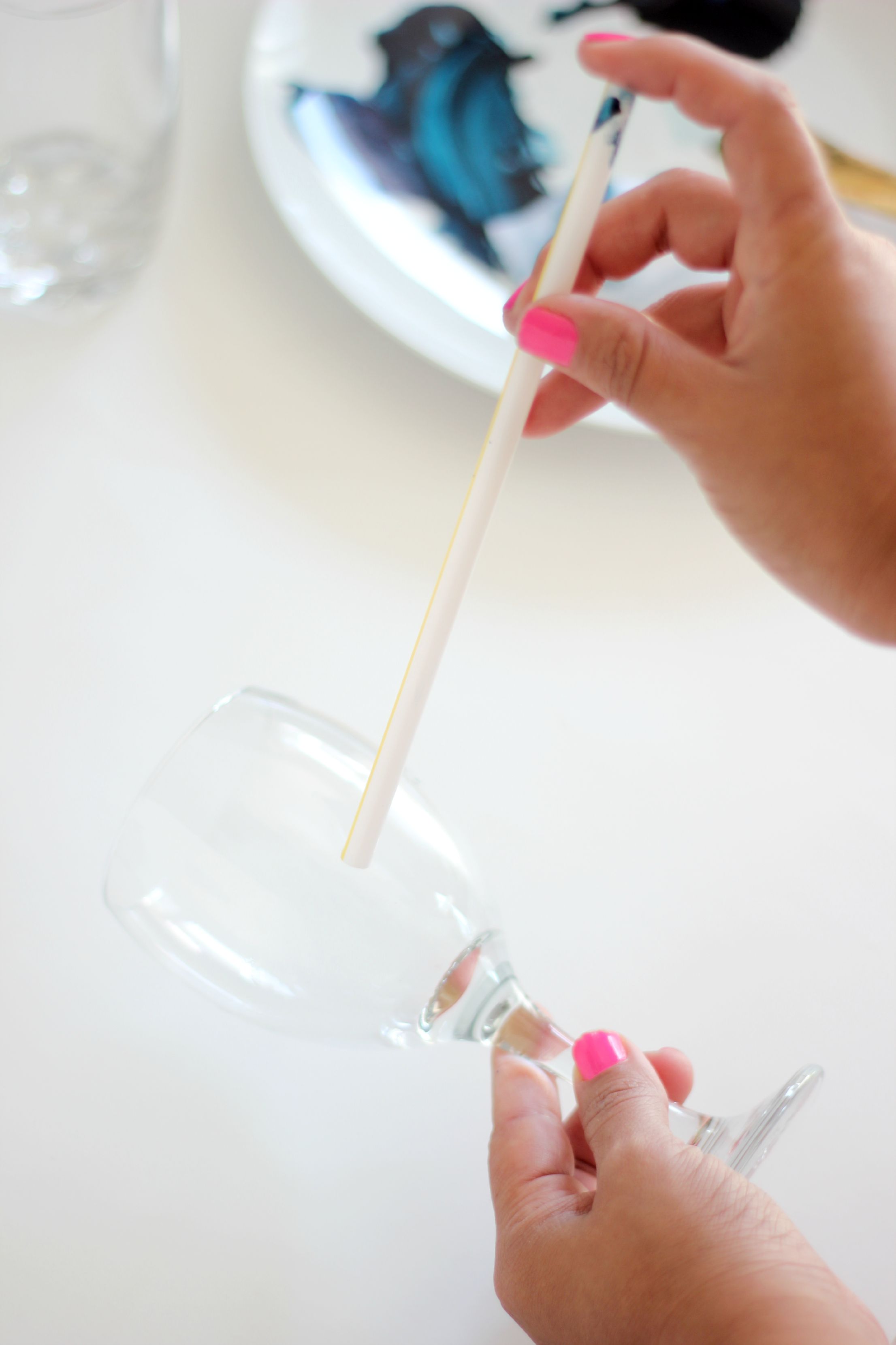 Dollar Store Hack: Beautiful Alcohol Ink Glasses