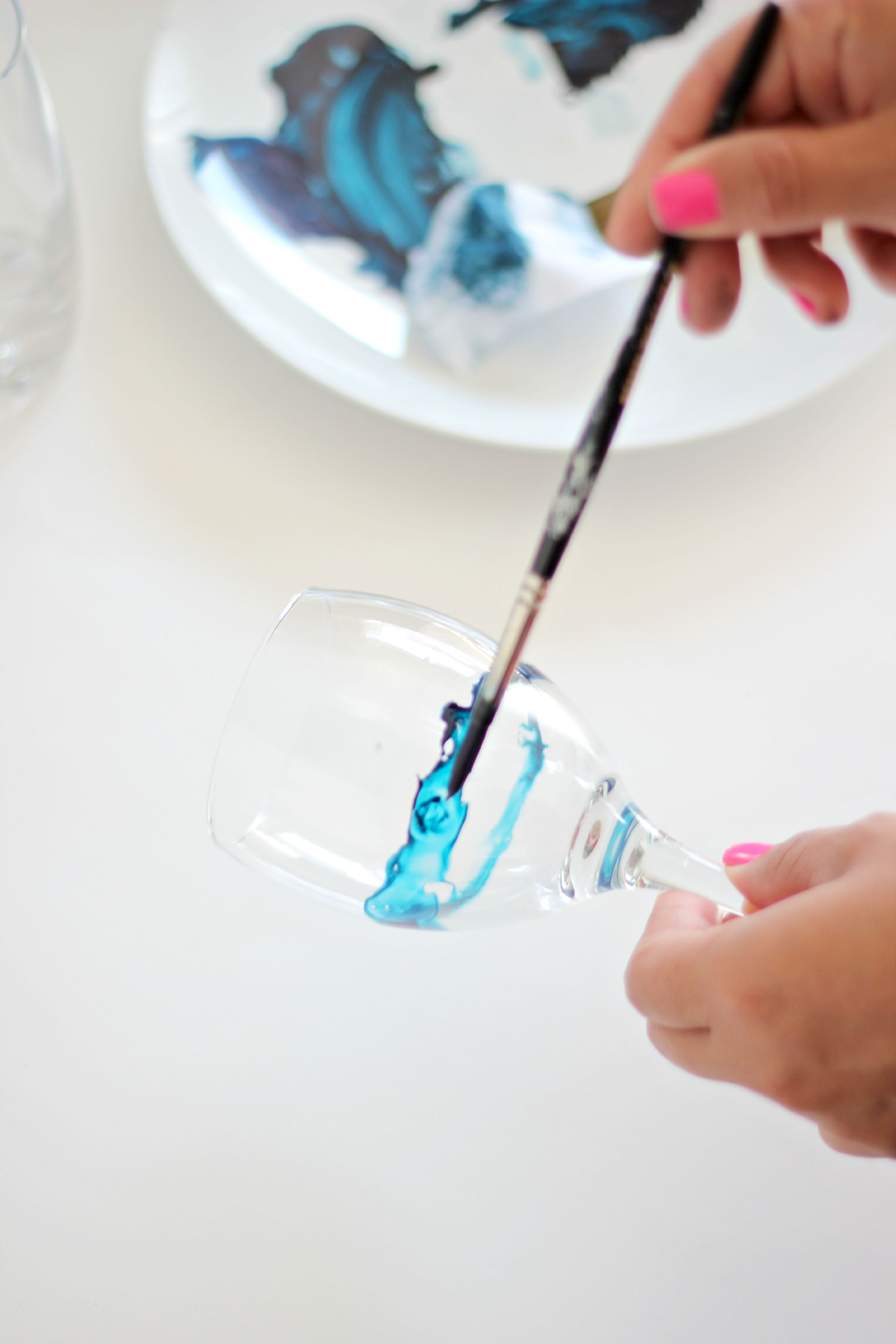 Dollar Store Hack: Beautiful Alcohol Ink Glasses