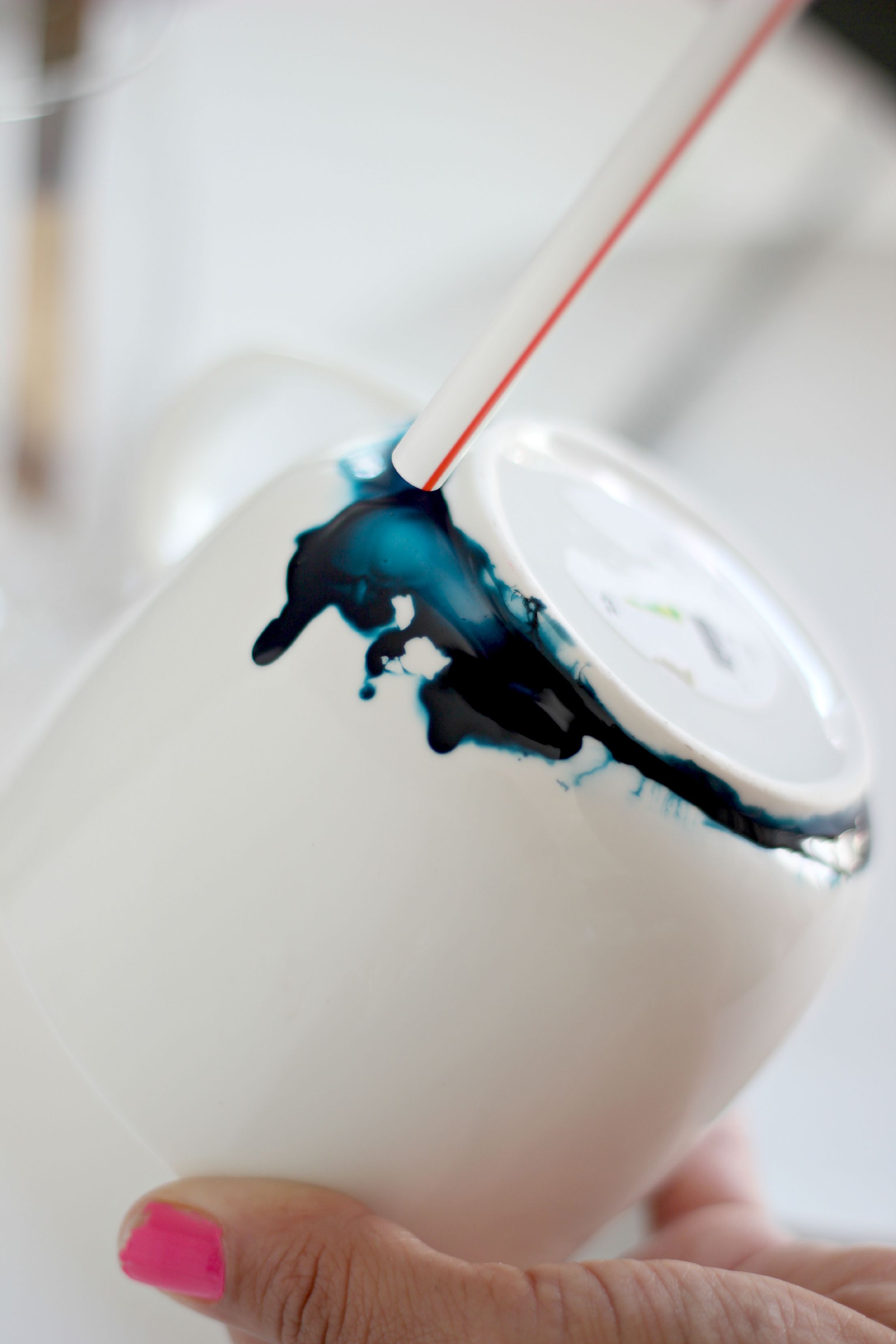 Dollar Store Hack: Beautiful Alcohol Ink Glasses