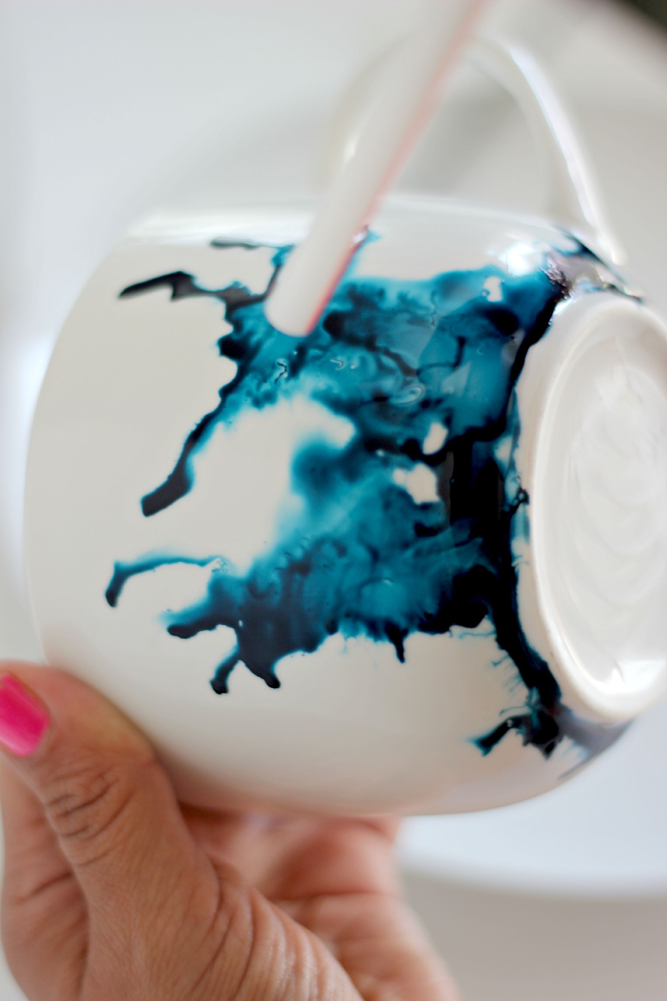 Dollar Store Hack: Beautiful Alcohol Ink Glasses