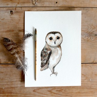 owlwatercolor