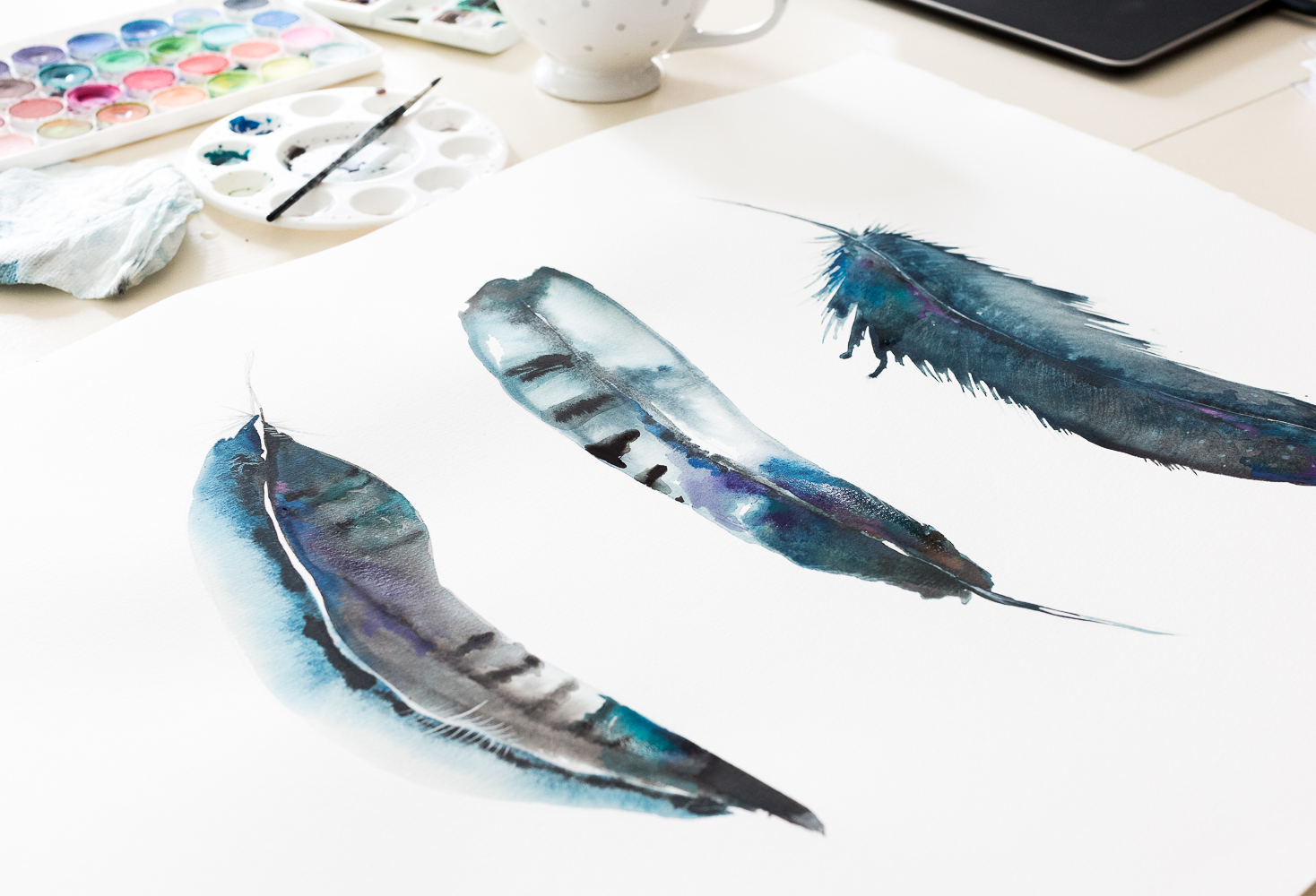 featherswatercolor