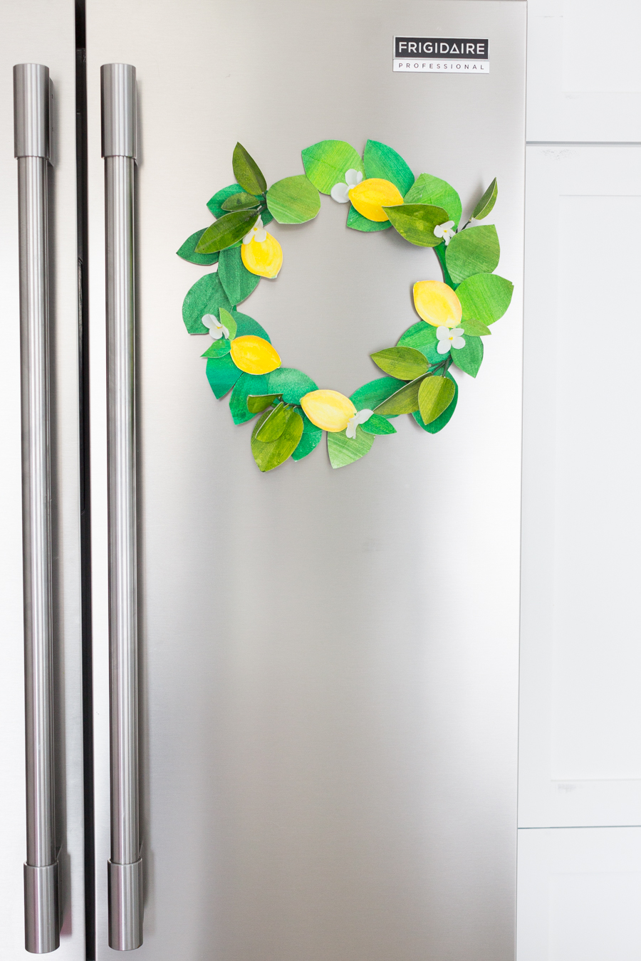 paper lemon wreath diy craftberrybush-32