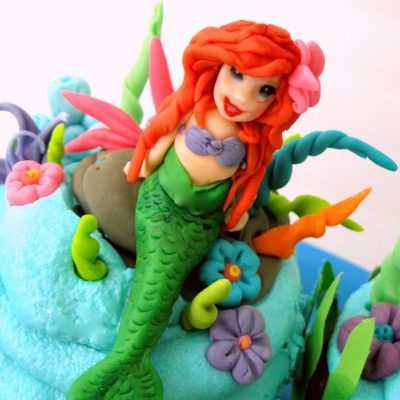 Under the sea….Little Mermaid cupcakes