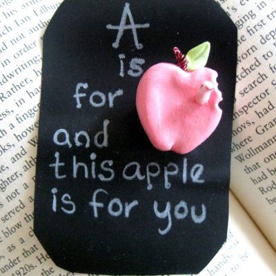 A is for apple…