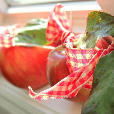 Freshly picked apple bunting…