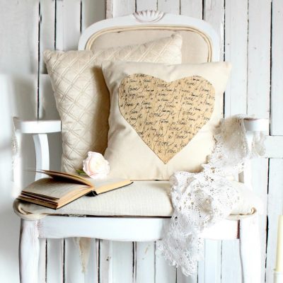 Je t’aime…a Valentine’s pillow