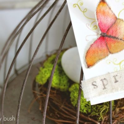 Spring muslin butterfly…an animated mini tutorial