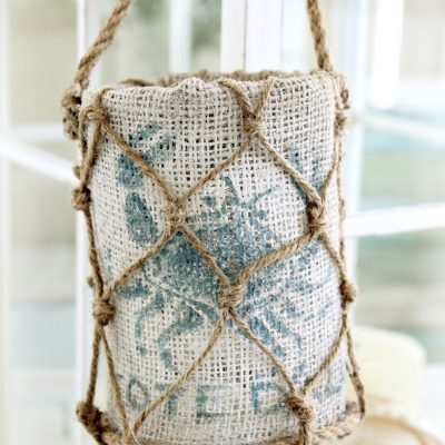 Beachy lantern…