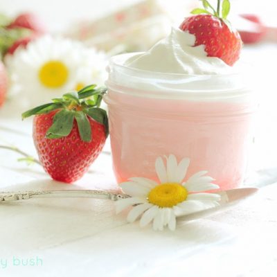 Healthy Strawberry Mousse with Coconut Milk whip topping…