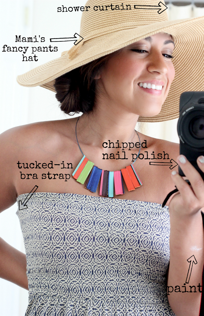 Easy statement necklace tutorial
