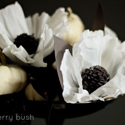 Halloween Crepe Anemone Flower….