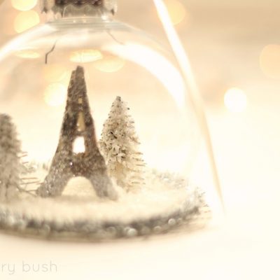 Snowglobe Ornament – a tutorial