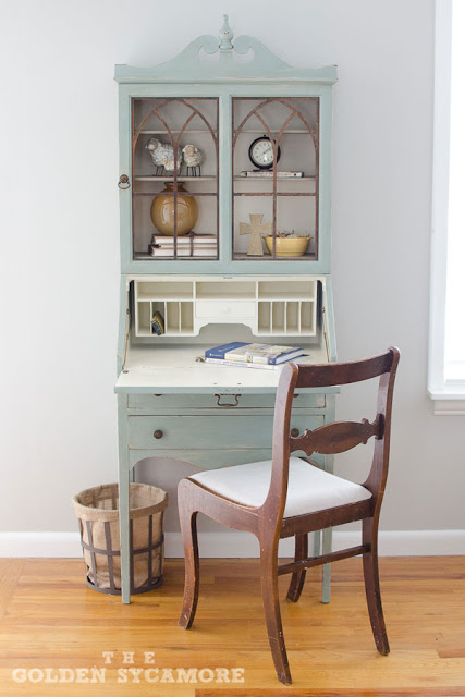 distressed-vintage-chalk-paint-secretary