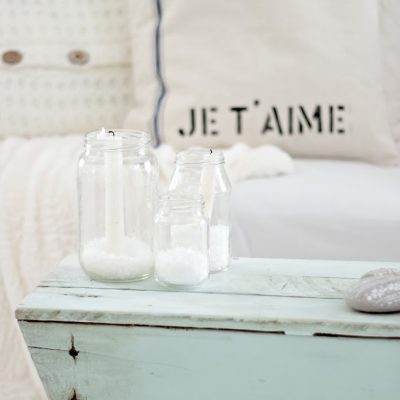 Je t’aime – a faux grain pillow