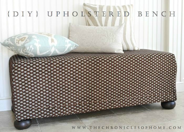 DIY upholstered bench 1