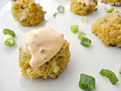 Quinoa ball with dip