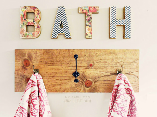 diy towel rack 2