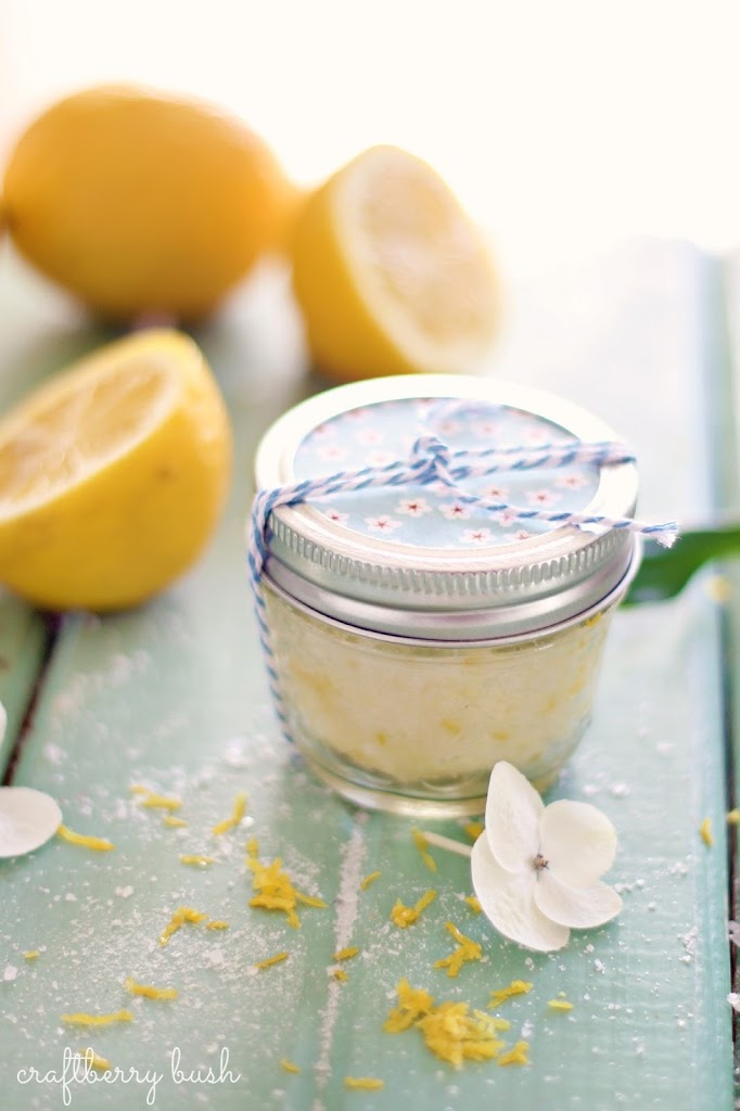 Super Easy Sugar Lemon Scrub Recipe