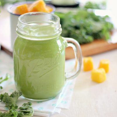 Kale mango smoothie