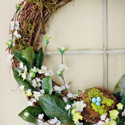 Easy Spring Wreath