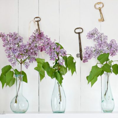 Saying farewell to Pemberley and Lilacs in our entryway