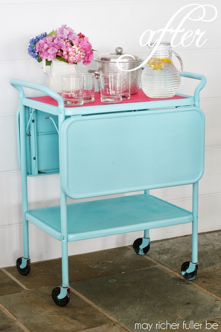 Vintage-Kitchen-Cart-Makeover-After