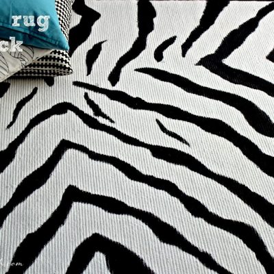 Into the Wild – Zebra IKEA Rug Hack