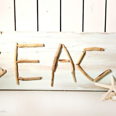 Driftwood Beach Sign and Making Memories