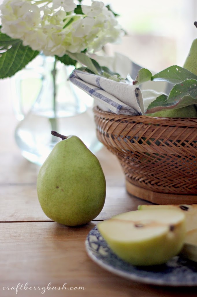 Summer Pears and Keeping in Touch