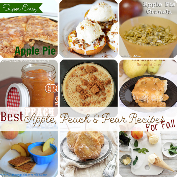 Best Apple Peach & Pear Recipes for Fall