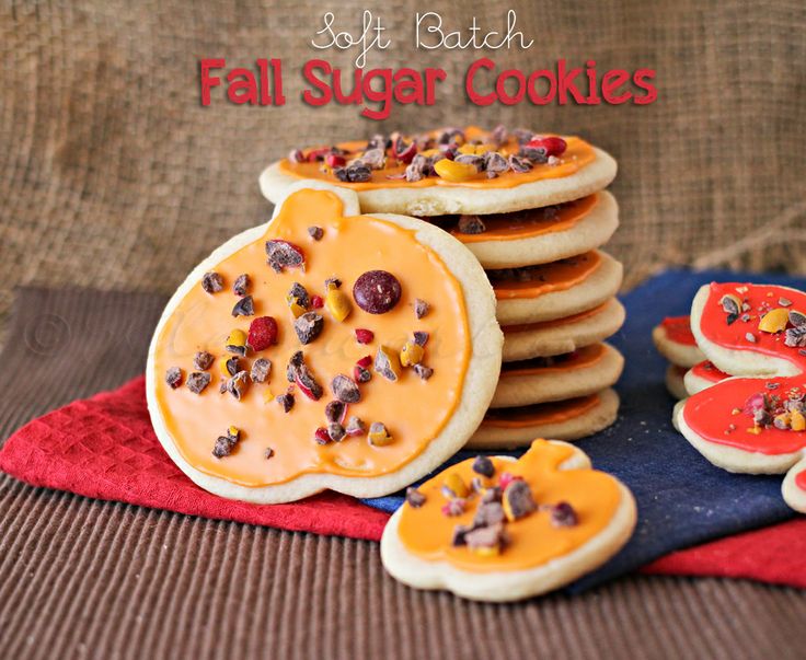 Fall Sugar Cookies