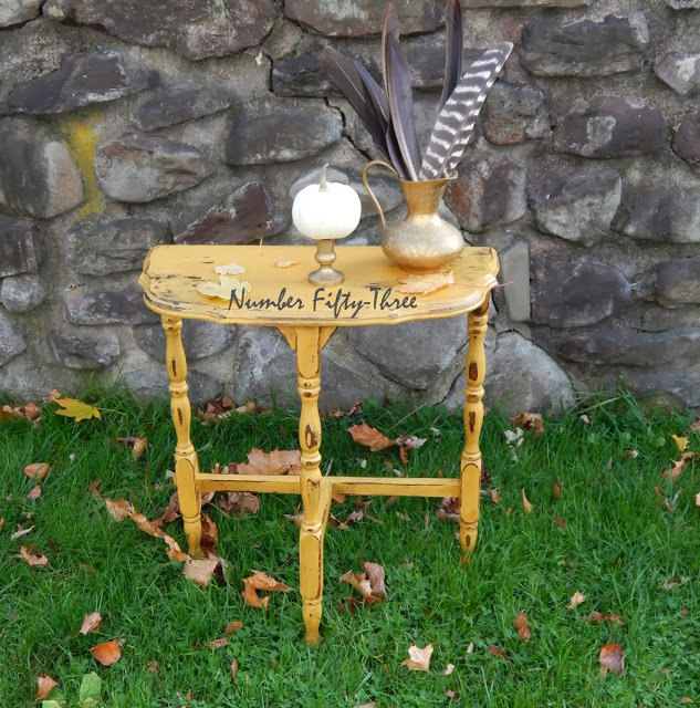 Yellow Painted Table