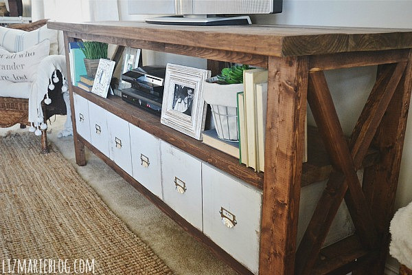 DIY Card Catalog Drawers