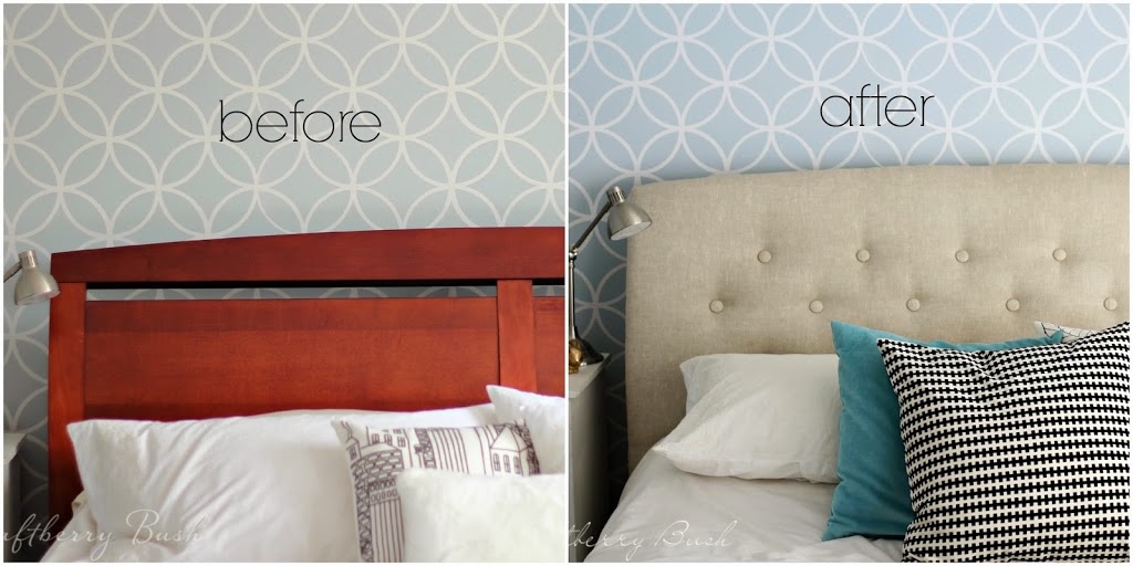 Covering A Headboard With Fabric, Recover A Headboard Ideas