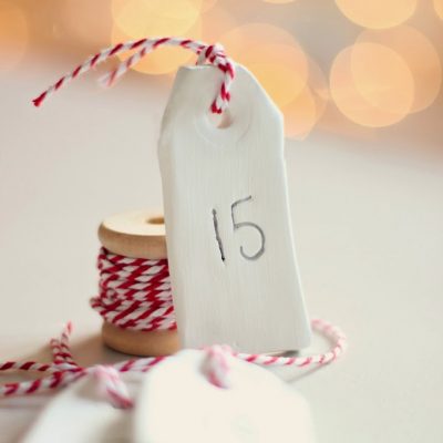 Clay Tag Advent Calendar…DIY