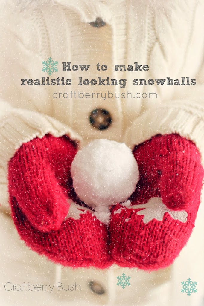How to make Indoor Snowballs