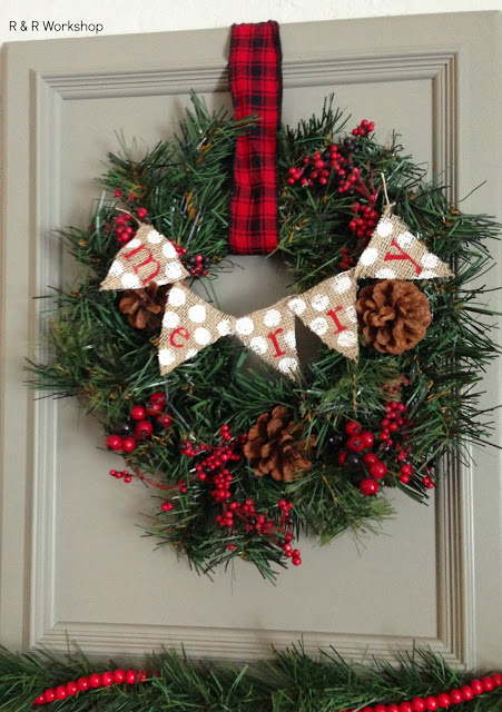 diy christmas bunting