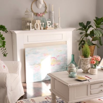 What’s your style? series – Valentine’s day mantel