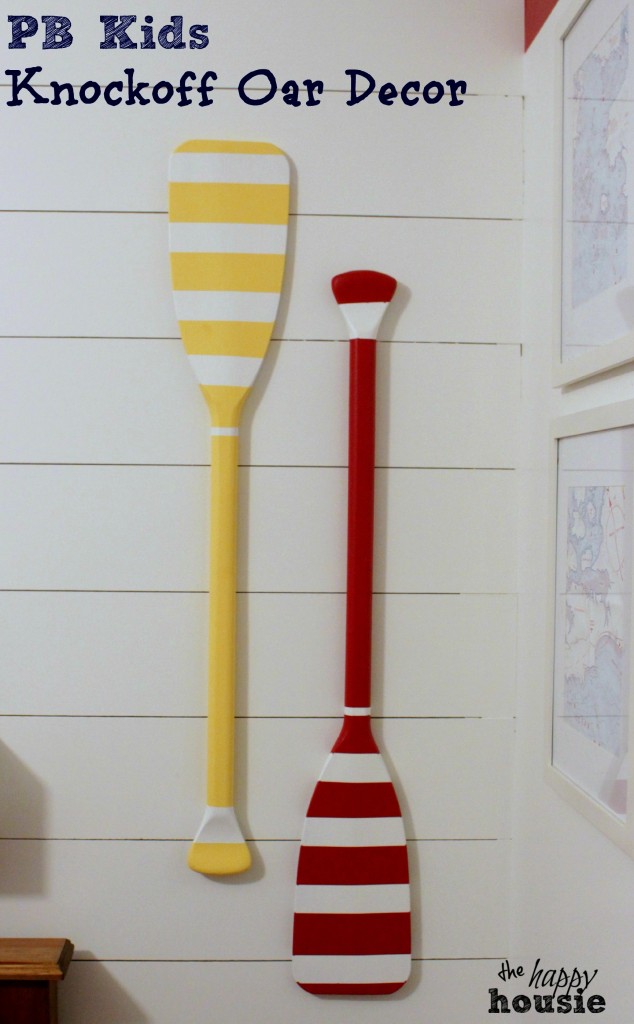 Pottery-Barn-Kids-Knockoff-Oar-Decor-on-wall-at-the-happy-housie-634x1024