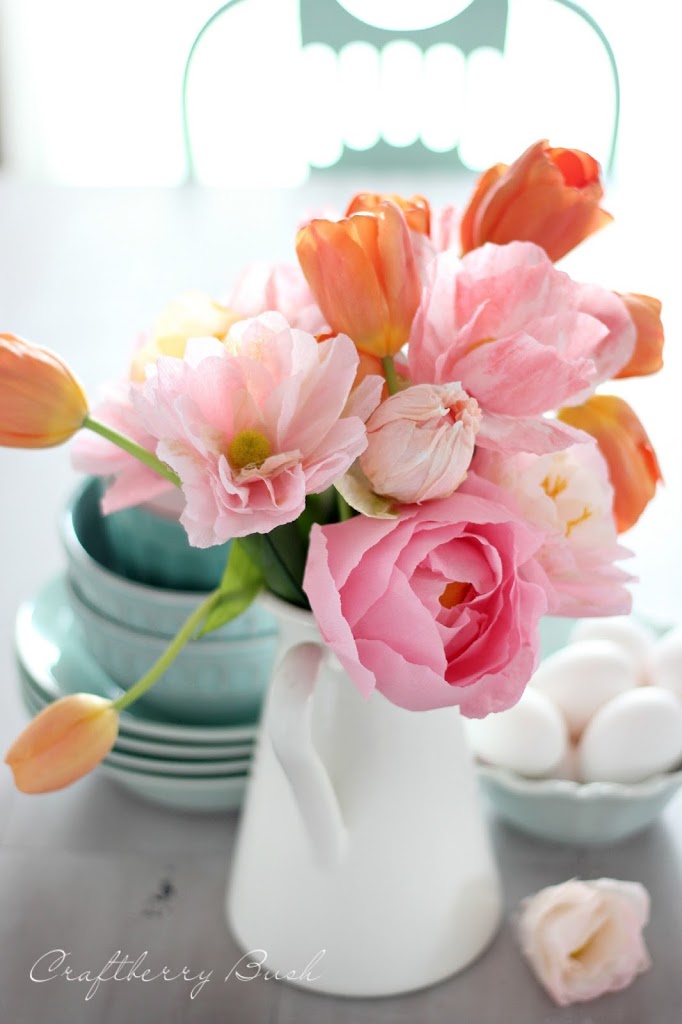 Large Tissue Paper Peony Flowers