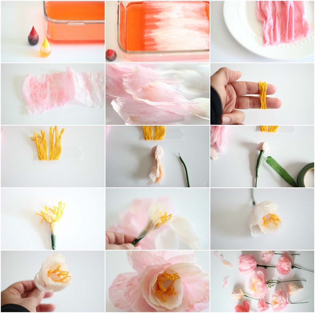 Crepe Paper Flower Tutorial