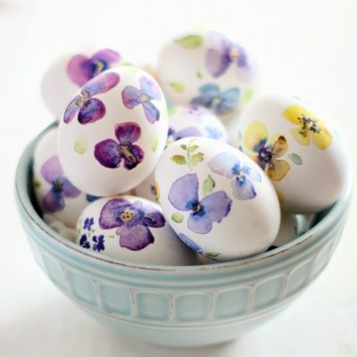 Watercolor Eggs